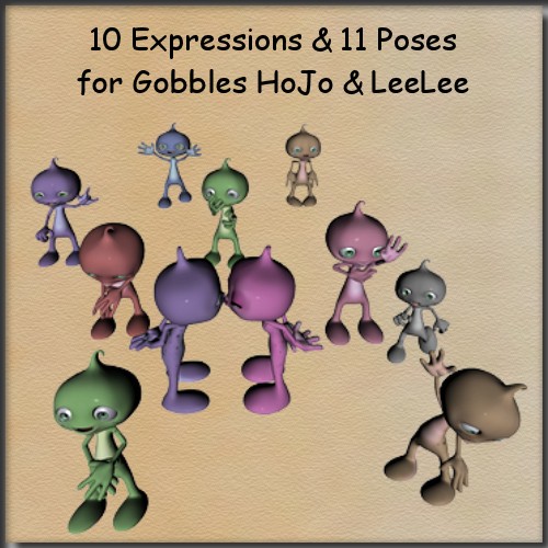Expressions & Poses for Gobbles